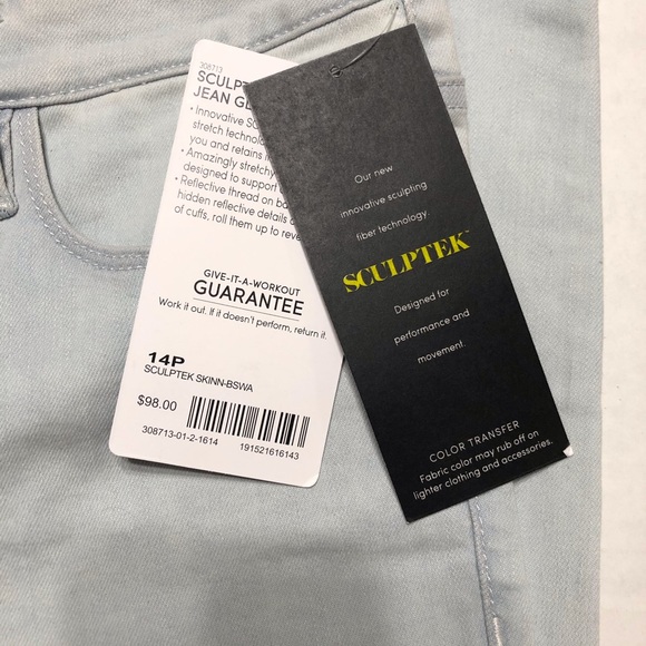 NWT Athleta Sculptek Skinny Crop Jeans 0505 - Picture 5 of 9